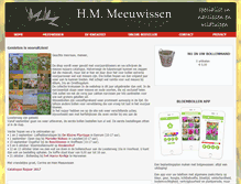 Tablet Screenshot of meeuwissenvoorhout.nl